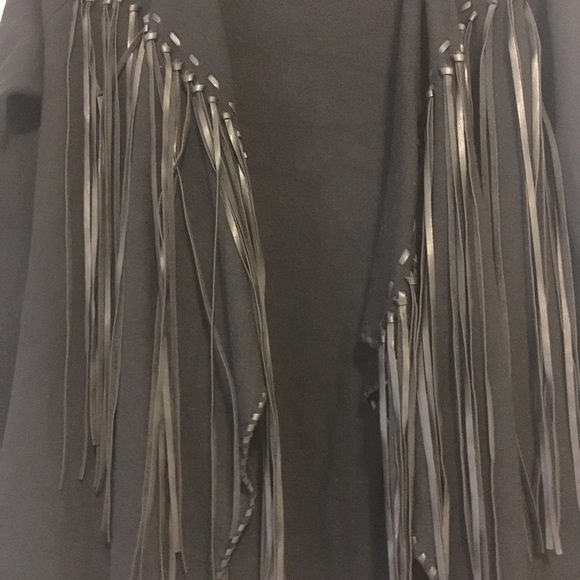 NEW (tag removed) Fringe Sweater/Jacket - Picture 2 of 4